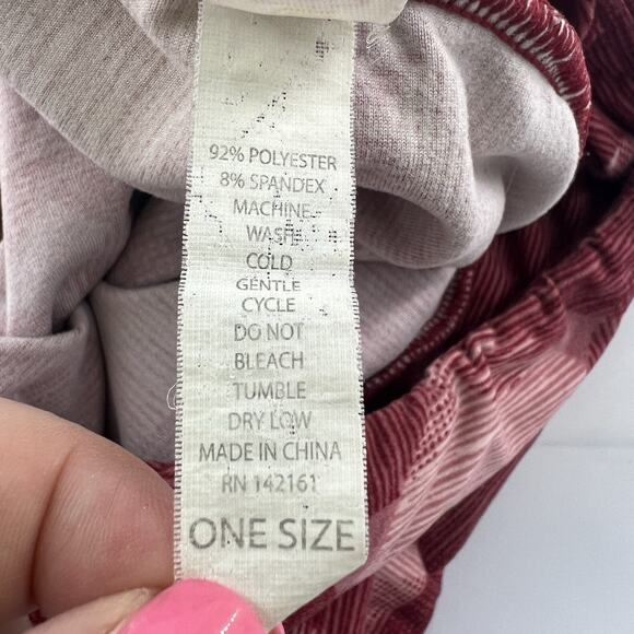 Lularoe Leggings Women One Size 2-10 Red Pink Hearts Valentines Comfy Stretchy - Picture 4 of 8